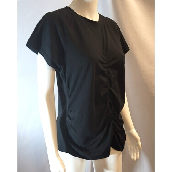 NWOT Sanctuary Scrunched Short Sleeve Tee - Size 1X - Picture 2 of 8